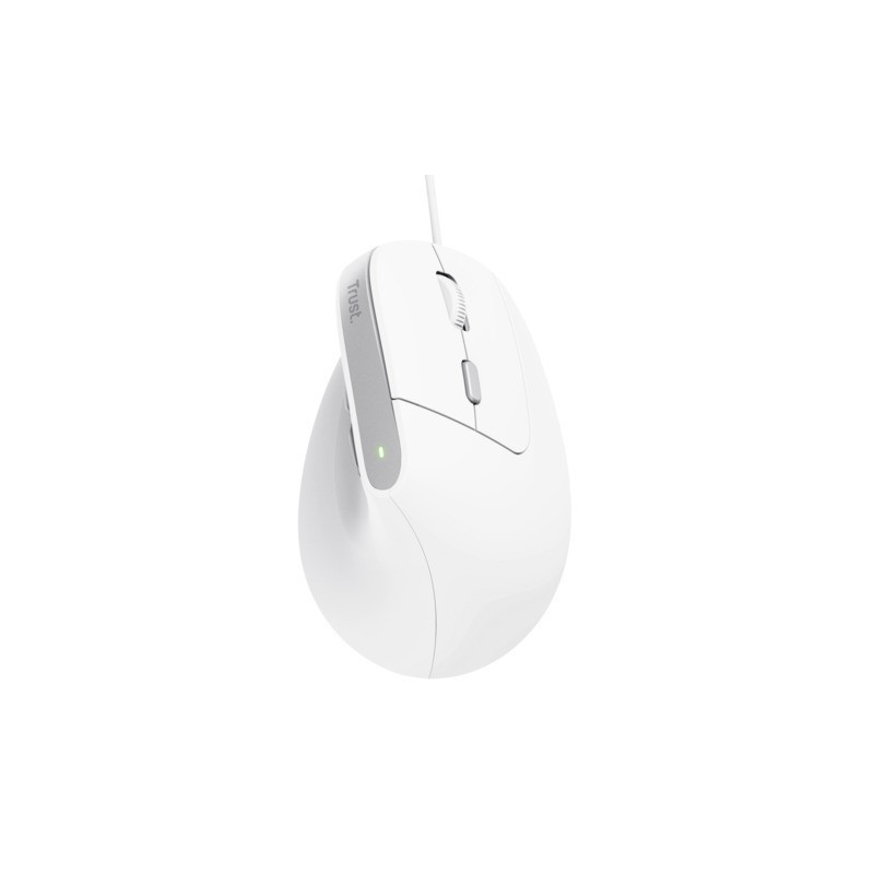 Mouse ergonomico verticale Trust Bayo II bianco 25397