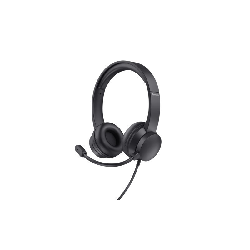 Cuffie Trust Hs-150 con microfono per PC nero 25333