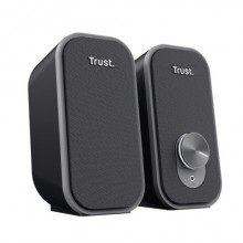 Set di altoparlanti 2.0 6W RMS Trust Ador nero/grigio 25670