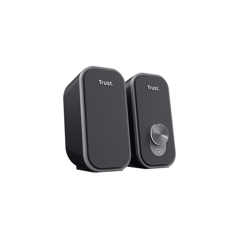 Set di altoparlanti 2.0 6W RMS Trust Ador nero/grigio 25670