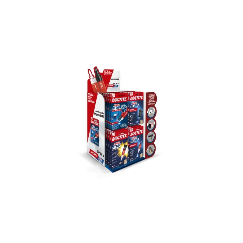 Espositore 36 colle Loctite Super Attak Mix - 3104695