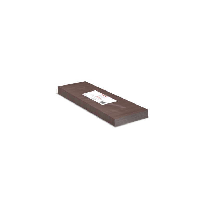Tovaglia Fato 1 velo in carta a secco 1x1 m conf. 25 pz cioccolato 88554100