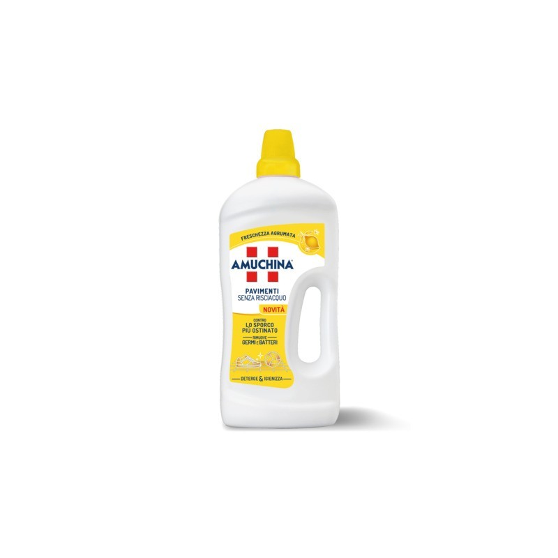 Detergente per pavimenti senza risciacquo Amuchina 1250 ml freschezza agrumata - 419867