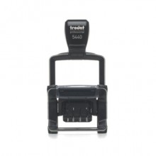 Datario autoinchiostrante con testo pers.bile Trodat Professional 5440 max 4 righe 49x28 mm - cartuccia NON inclusa
