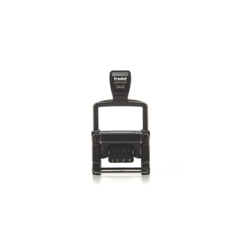 Datario autoinchiostrante con testo pers.bile Trodat Professional 5460 max 6 righe 56x33 mm - cartuccia NON inclusa
