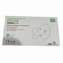 Mascherine filtranti protettive FFP2 NR bianco - imbustate singolarmente - conf. 10 pz - JD-99