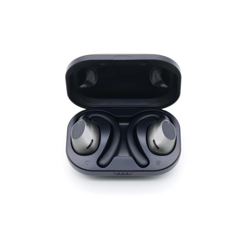 Auricolari sportivi Nilox Runbeat true wireless ENC con archetto ergonomico - colore nero - NXTWRUNBEATOR
