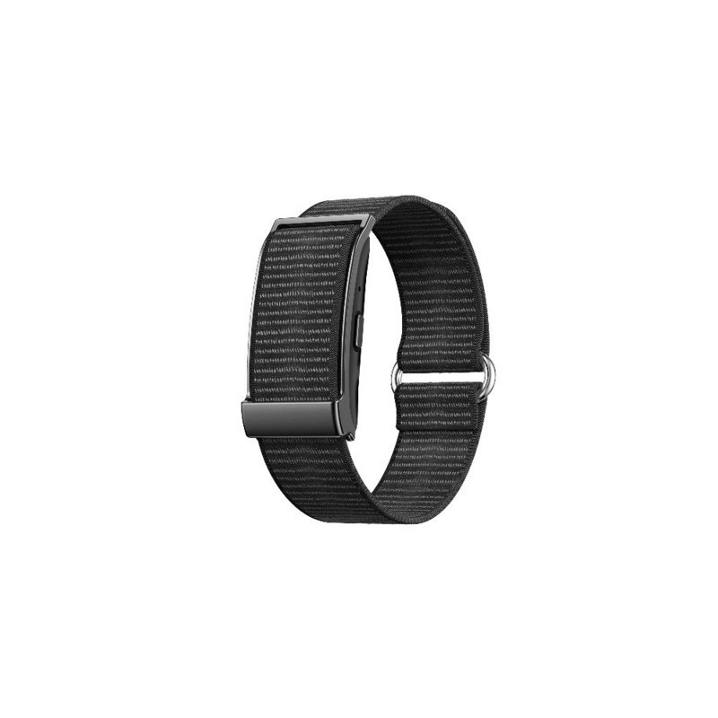 Braccialetto fitness screenless Nilox per monitoraggio della salute - IP68 - doppio cinturino nero e grigio