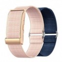 Braccialetto fitness screenless Nilox per monitoraggio della salute - IP68 - doppio cinturino rosa e blu