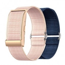 Braccialetto fitness screenless Nilox per monitoraggio della salute - IP68 - doppio cinturino rosa e blu