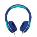 Cuffie stereo per bambini Celly KidsBeat2 con microfono integrato - colore blu - KIDSBEAT2BL