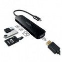 Docking station USB-C 5 in 1 Nilox Tech 1x HDMI 4K + 1x SD + 1x MicroSD + 2x USB-A 3.2 nero - NXDSUSBC05