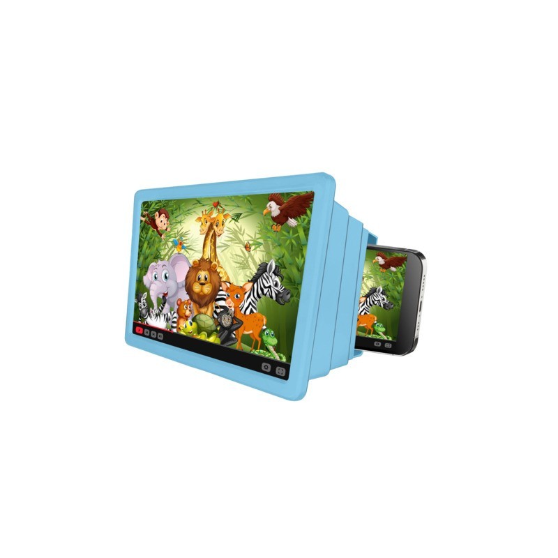 Lente d'ingrandimento per smartphone Celly KidsMovie - colore blu KIDSMOVIEBL