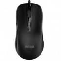 Mouse ottico con cavo Nilox Tech 4 tasti 2400 DPI USB 2.0 - cavo 150 cm colore nero - MOUSB1014