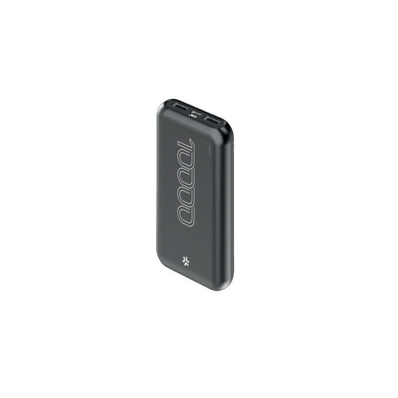 Powerbank Celly Energy 10.000 mAh 2x USB-A + 1x USB-C - nero PBE10000CBK