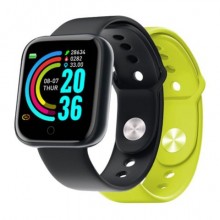 Smartwatch sportivo Nilox Trailband display 1,44" doppio cinturino giallo/nero - NXSWTRAILBANDYL