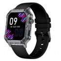 Smartwatch sportivo Nilox Trailwatch display 1,91" doppio cinturino nylon e silicone - nero - NXSWTRAILWATCH