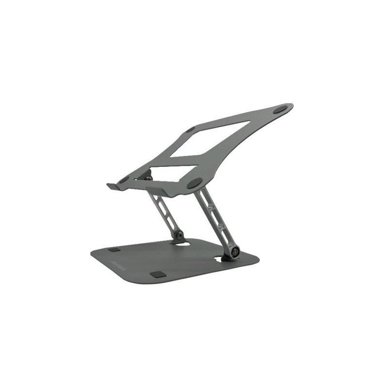 Supporto regolabile per laptop e tablet Nilox Tech fino 16" metallo colore grigio - NXSLF01