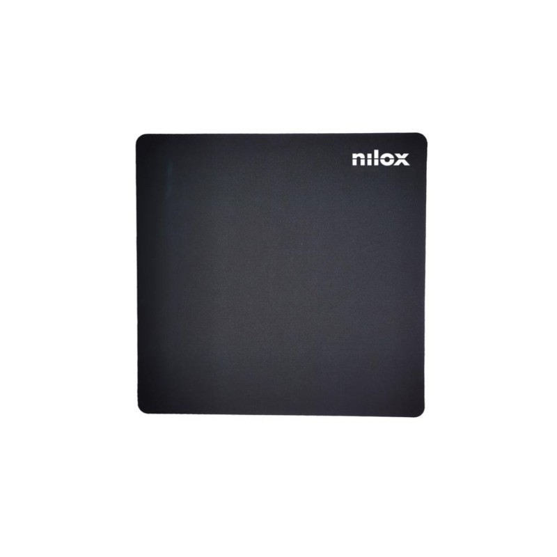 Tappetino per mouse Nilox Tech 24x24x0,2 cm nero NXMP011