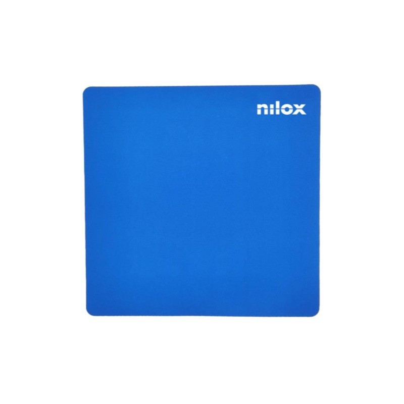 Tappetino per mouse Nilox Tech 24x24x0,2 cm blu NXMP012