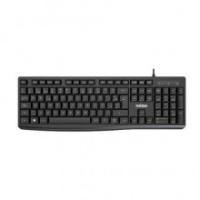 Tastiera con cavo Nilox Tech layout italiano USB 2.0 cavo 150 cm colore nero NXKBIT000013