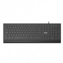Tastiera con cavo Nilox Tech layout italiano USB 2.0 cavo 150 cm colore nero NXKBIT000014