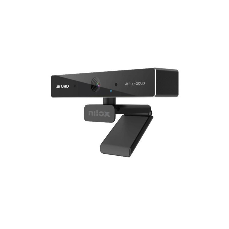 Webcam 4K Nilox Tech con autofocus 30 fps 2 microfoni integrati cavo 2 m colore nero - NXWCA4K13