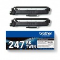 Confezione 2 toner Brother TN247BK nero  TN247BKTWIN