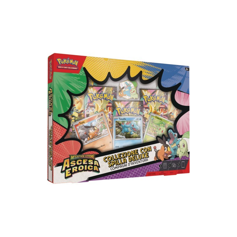 Collezione con spilla Deluxe Compagni d'Avventura Pokémon M2.5 (IT) PK10301-I