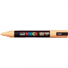Marcatore a tempera POSCA Uni-Ball punta tonda 1,8-2,5 mm arancione chiaro M PC5M ACC