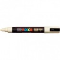 Marcatore a tempera POSCA Uni-Ball punta tonda 1,8-2,5 mm avorio M PC5M AV