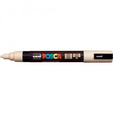 Marcatore a tempera POSCA Uni-Ball punta tonda 1,8-2,5 mm beige M PC5M BG
