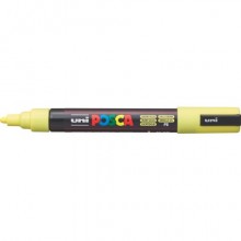 Marcatore a tempera POSCA Uni-Ball punta tonda 1,8-2,5 mm giallo sunshine M PC5M GSL