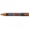 Marcatore a tempera POSCA Uni-Ball punta tonda 1,8-2,5 mm bronzo M PC5M BR