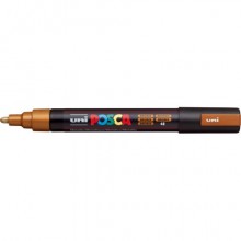 Marcatore a tempera POSCA Uni-Ball punta tonda 1,8-2,5 mm bronzo M PC5M BR