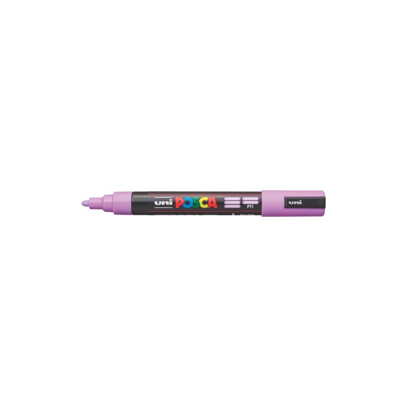 Marcatore a tempera POSCA Uni-Ball punta tonda 1,8-2,5 mm lavanda M PC5M LAV