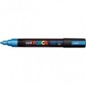 Marcatore a tempera POSCA Uni-Ball punta tonda 1,8-2,5 mm blu metal M PC5M BM