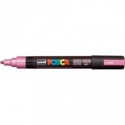 Marcatore a tempera POSCA Uni-Ball punta tonda 1,8-2,5 mm rosa metal M PC5M RAM