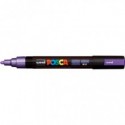 Marcatore a tempera POSCA Uni-Ball punta tonda 1,8-2,5 mm viola metal M PC5M VIM