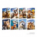 Maxi quaderno Blasetti Animal Selfie A4 - 100 g/m² - 24+1 ff - A - conf. 10 pezzi - 9397