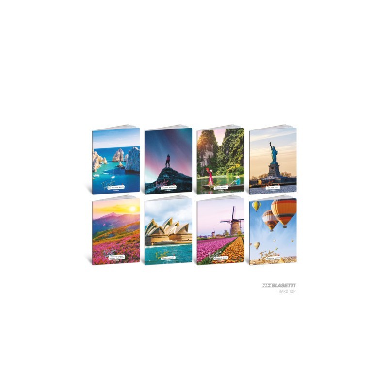 Maxi quaderno Blasetti Ti Ci Devo Portare HT A4 - 80 g/m² - 20+1 ff - 5M - conf. 10 pezzi - 9359
