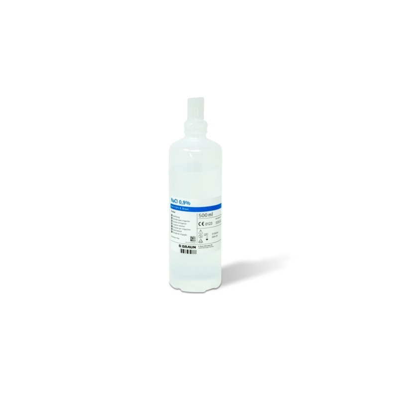 Soluzione fisiologica 0,9% sodio cloruro PVS 500 ml - SOL004