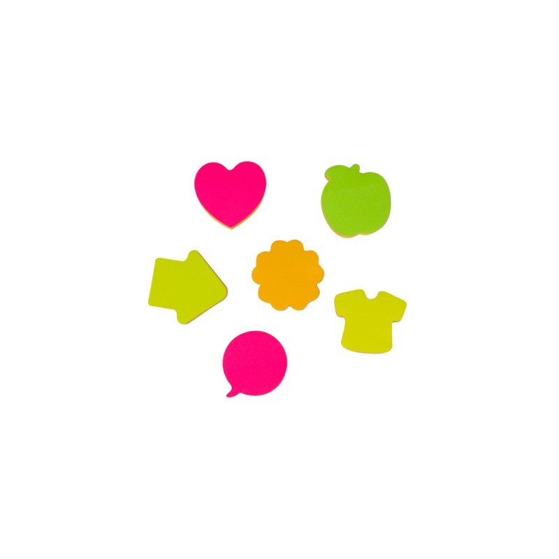 Foglietti riposizionabili Donau Sticky Notes 100 fogli - conf. da 24 blocchetti assortiti - 330501924
