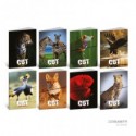 Maxi quaderno Blasetti Animal Cut A4 - 80 g/m² - 20+1 ff - bianco - conf. 10 pezzi - 9245
