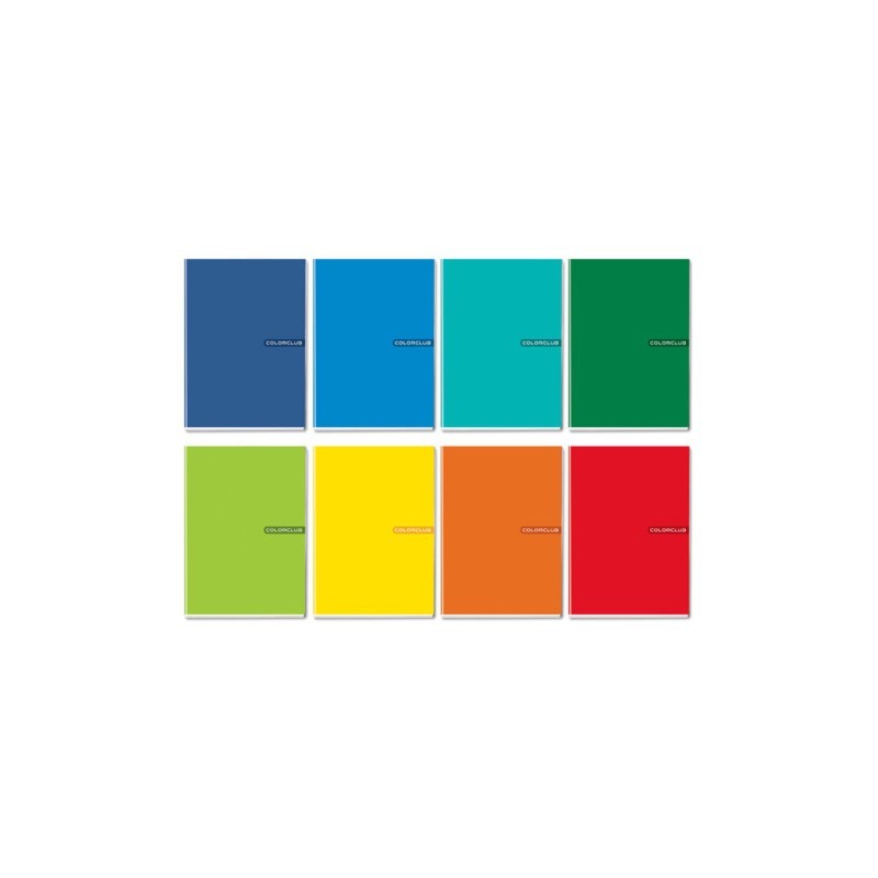 Maxi quaderno Colorclub A4 - 80 g/m² - 20+1 ff - CO - 5717 (Conf.10)