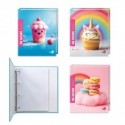 Raccoglitore ad anelli Be More Sweet A4 - 4 anelli 3 cm - conf. 5 pezzi assortiti - 0122306