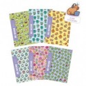 Maxi quaderno Be More Tiny A4 - 100 g/m² - 18+1 ff - 5M - con stickers - conf. 10 pz assortiti - 0122556