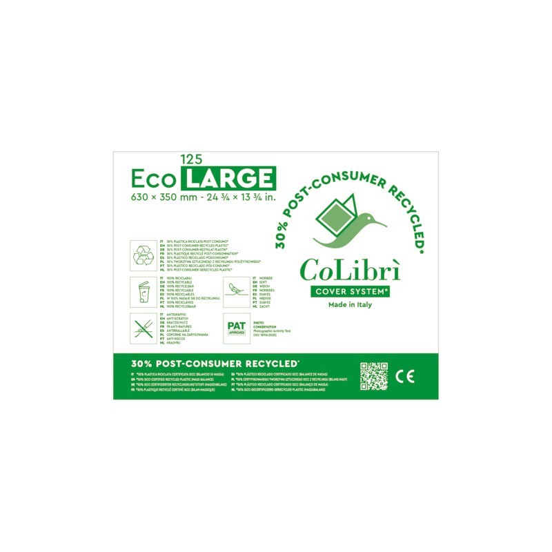 Copertine Colibrì large eco 63x35 cm conf. 125 pz - 63x35 cm - large CO035EL