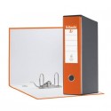 Registratore con custodia Esselte G55 Eurofile protocollo dorso 8 cm cartone rivestito in PP arancione - 390755200