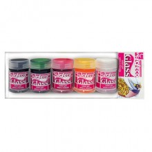 Colori per vetro e metallo Deco 35 ml conf. 5 pezzi in colori assortiti 1632/5